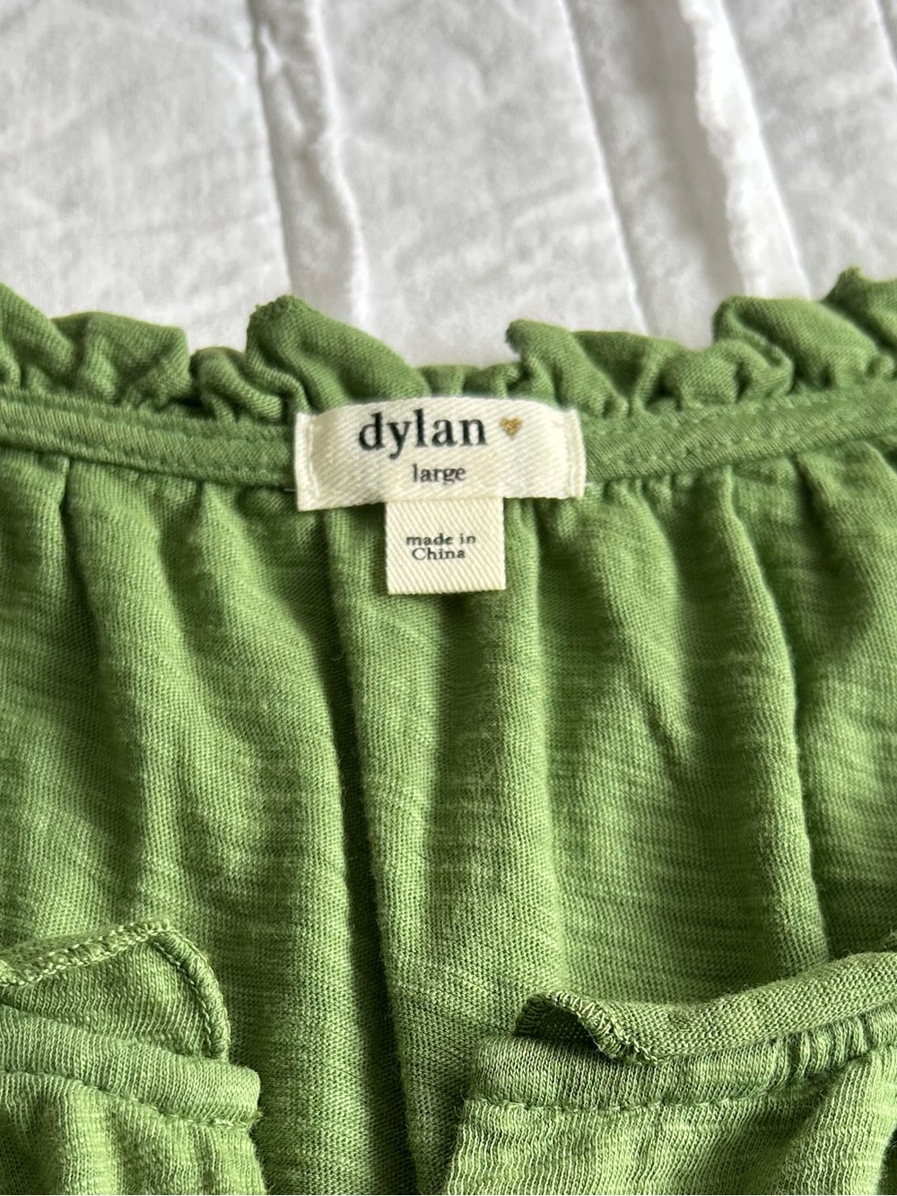 Dylan SS Ruffle Tee L - Picture 4 of 5